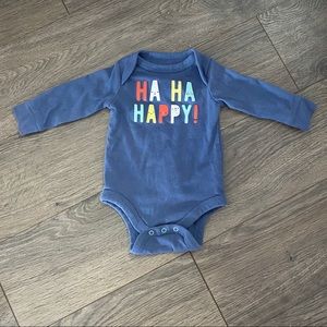 3/$12- long sleeve onesie